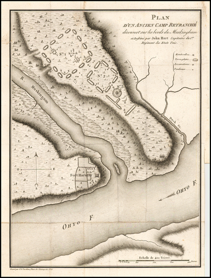 85-Midwest and Ohio Map By Pierre Antoine Tardieu