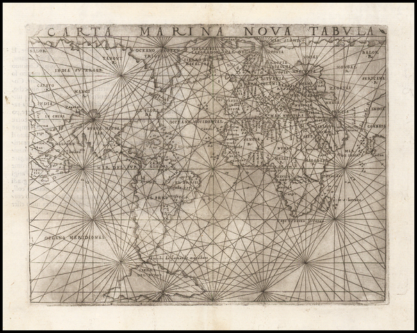 63-World Map By Giacomo Gastaldi