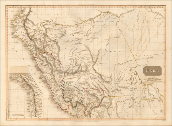 48-South America Map By John Pinkerton