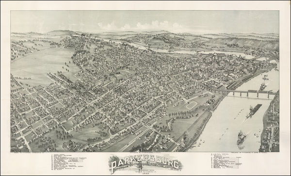 23-West Virginia Map By T.M. Fowler  &  James B. Moyer