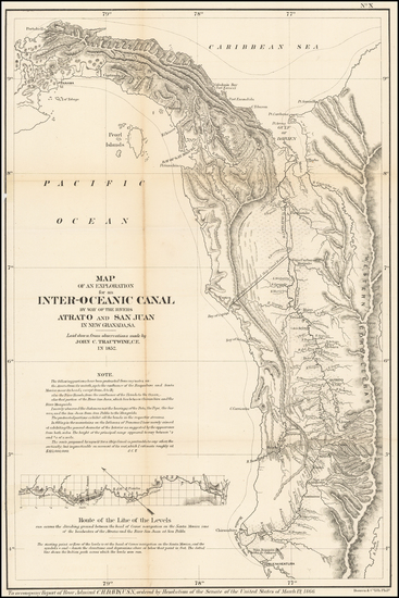 33-Central America and South America Map By Bowen & Co.