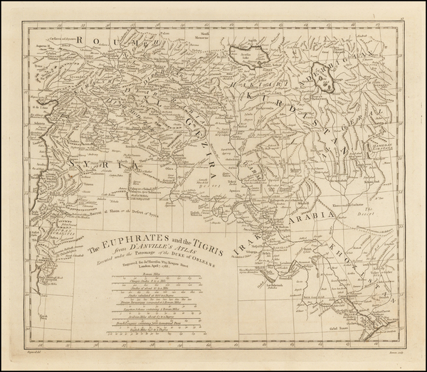 39-Central Asia & Caucasus and Middle East Map By John Harrison