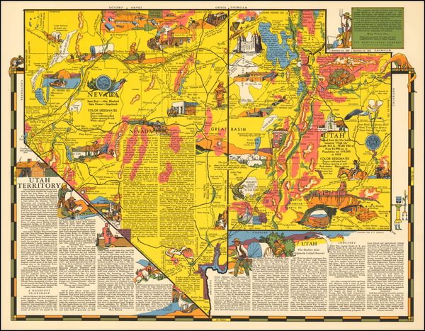 68-Southwest and Rocky Mountains Map By R.T. Aitchison