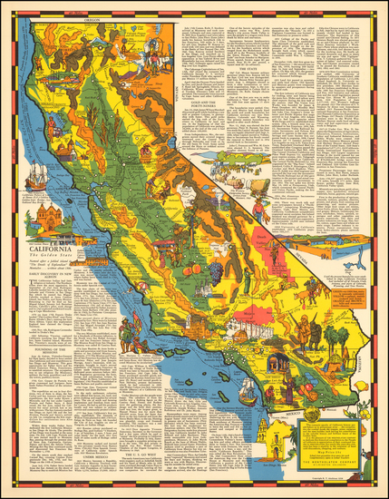 10-California Map By R.T. Aitchison