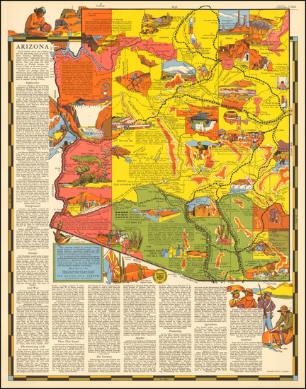 80-Southwest Map By R.T. Aitchison