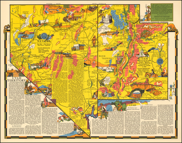 75-Southwest and Rocky Mountains Map By R.T. Aitchison