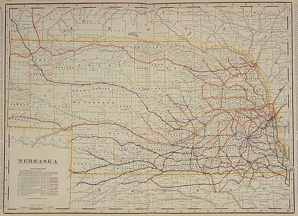 39-Plains Map By George F. Cram