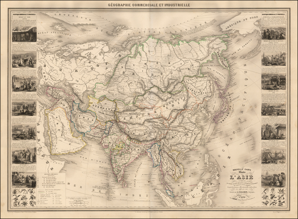 33-Asia and Asia Map By Alexandre Vuillemin