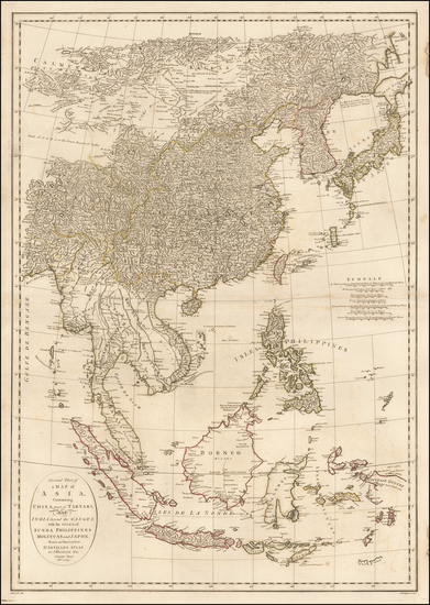 36-China, Japan, Korea, India, Southeast Asia and Philippines Map By John E. Harrison