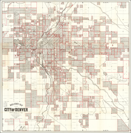 51-Colorado and Colorado Map By Edward Rollandet