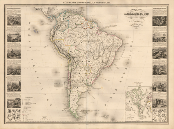 13-South America Map By Alexandre Vuillemin