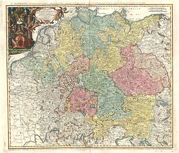 15-Europe, Europe, Poland, Baltic Countries and Germany Map By Johann Baptist Homann