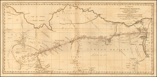 63-Egypt and North Africa Map By James Rennell