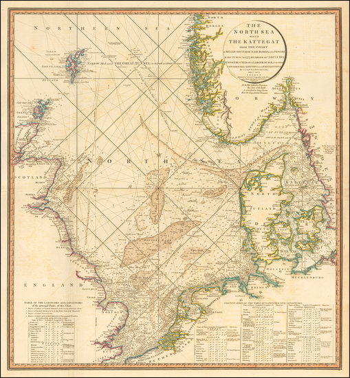 80-British Isles, Netherlands, Baltic Countries and Scandinavia Map By William Faden