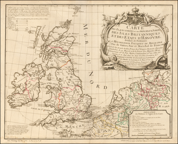 95-British Isles Map By Brion De La Tour