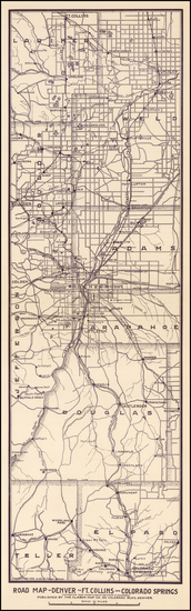 24-Rocky Mountains and Colorado Map By George Clason