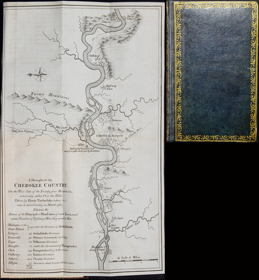 39-South and Tennessee Map By Henry Timberlake