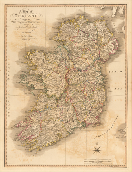 94-Ireland Map By William Faden