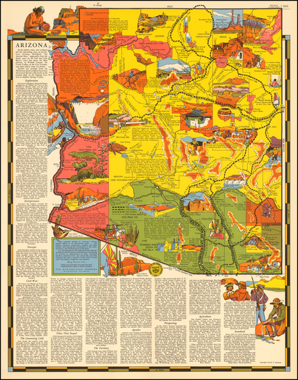 67-Southwest Map By R.T. Aitchison