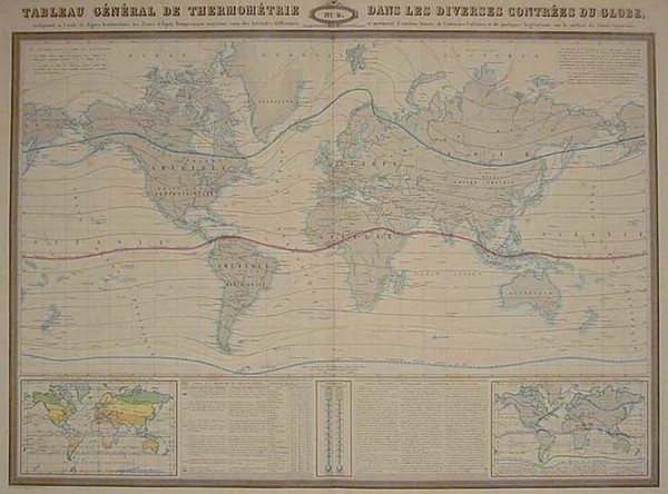 41-World, World and Curiosities Map By F.A. Garnier