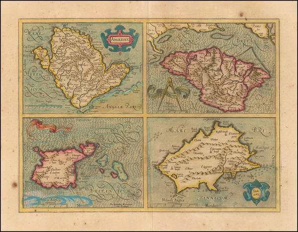 85-British Isles Map By Henricus Hondius