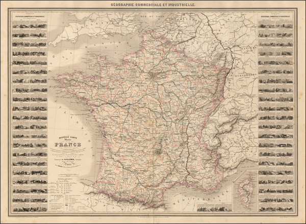 16-France Map By Alexandre Vuillemin