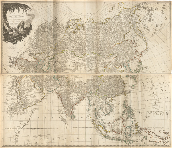 55-Asia and Asia Map By Robert Sayer / John Bennett