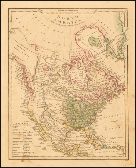 92-North America Map By Robert Wilkinson