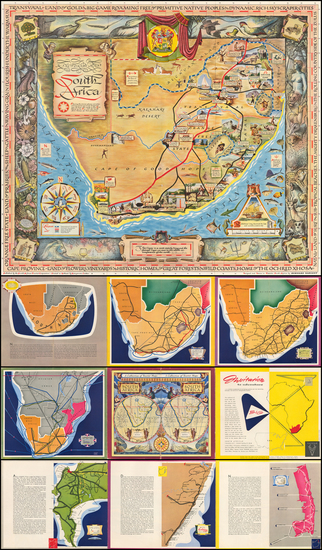 54-South Africa Map By Bernard Sargent