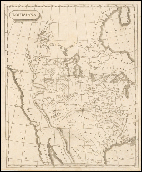 67-United States, Texas, Plains, Southwest, Rocky Mountains and California Map By Aaron Arrowsmith