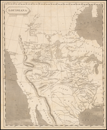 2-United States, Texas, Plains, Southwest, Rocky Mountains and California Map By Aaron Arrowsmith