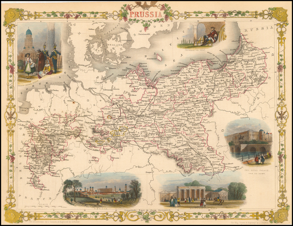 100-Baltic Countries and Germany Map By John Tallis