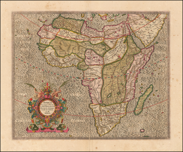 79-Africa and Africa Map By Gerard Mercator