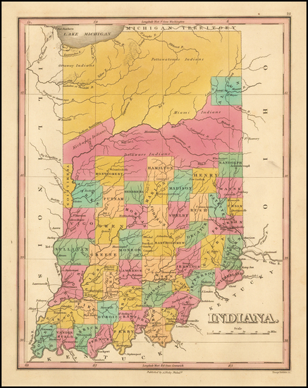 96-Midwest and Indiana Map By Anthony Finley