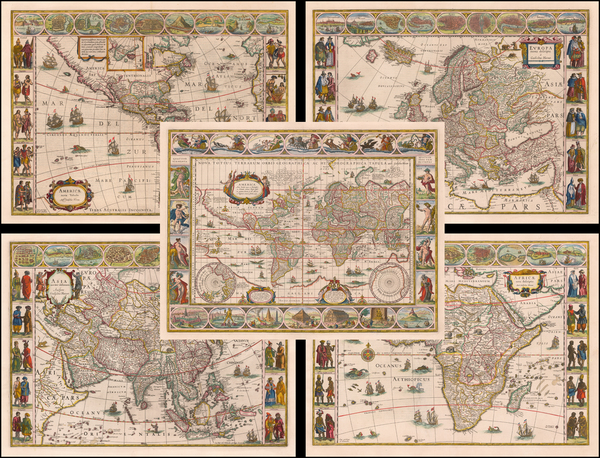 63-World, World, South America, Europe, Europe, Asia, Asia, Africa, Africa and America Map By Will