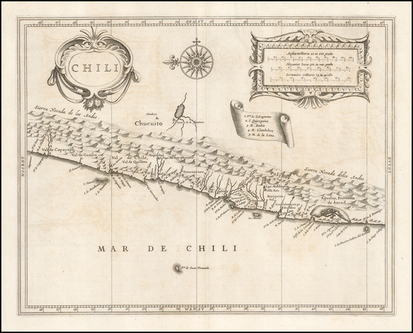 40-South America Map By Joannes De Laet