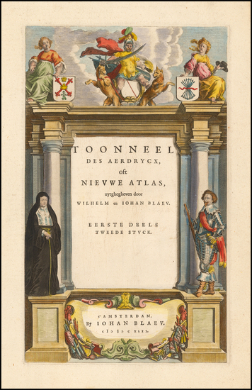 40-Title Pages Map By Willem Janszoon Blaeu