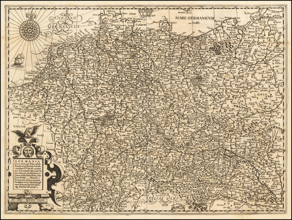 95-Netherlands, Austria, Poland, Czech Republic & Slovakia and Germany Map By Jean Le Clerc