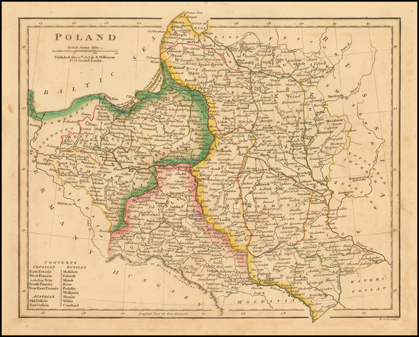 11-Poland, Balkans and Germany Map By Robert Wilkinson