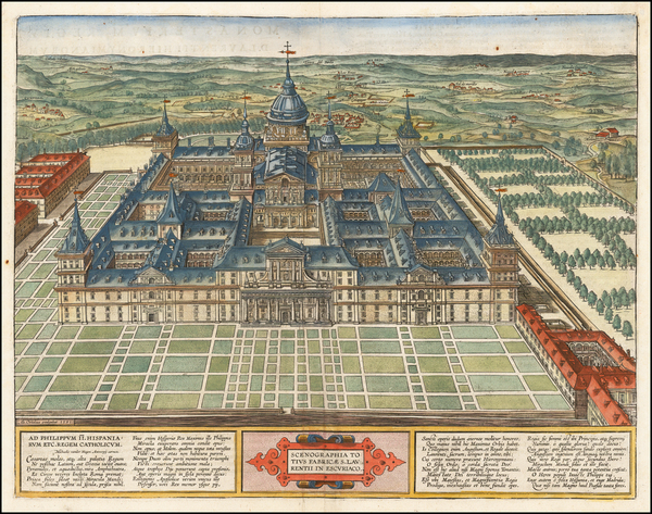 50-Spain Map By Abraham Ortelius / Johannes Baptista Vrients