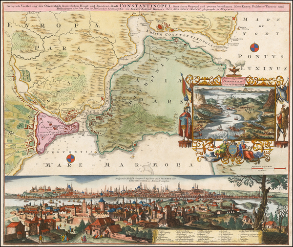 28-Turkey and Turkey & Asia Minor Map By Johann Baptist Homann