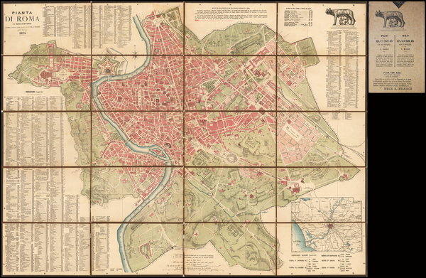 80-Italy and Rome Map By Carlo Marre