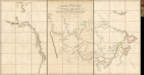 86-United States, North America and Canada Map By Aaron Arrowsmith