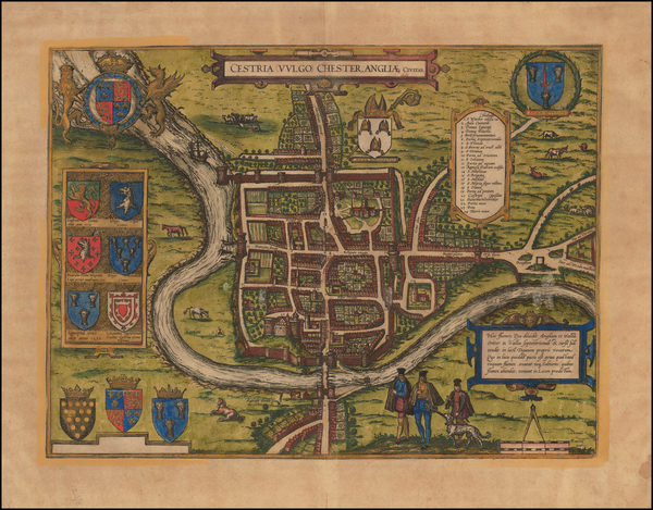 77-British Isles Map By Georg Braun  &  Frans Hogenberg