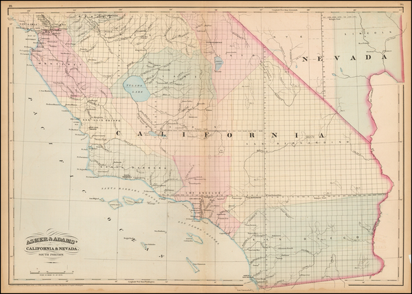 19-California Map By Asher  &  Adams