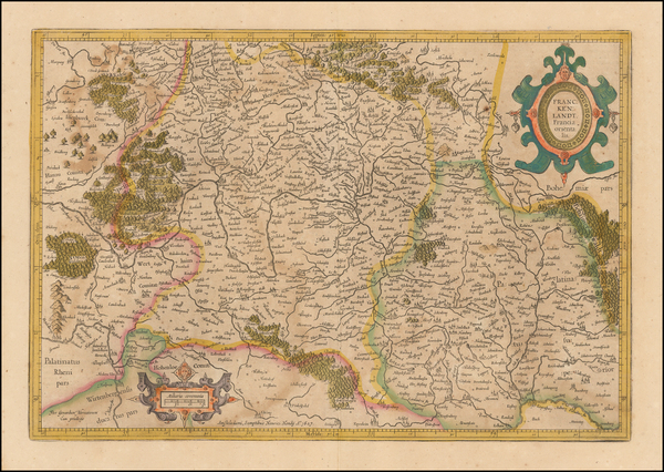 51-Mitteldeutschland Map By  Gerard Mercator