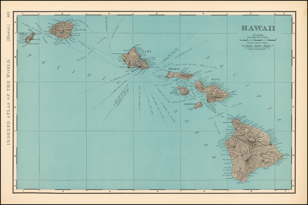 3-Hawaii and Hawaii Map By Rand McNally & Company