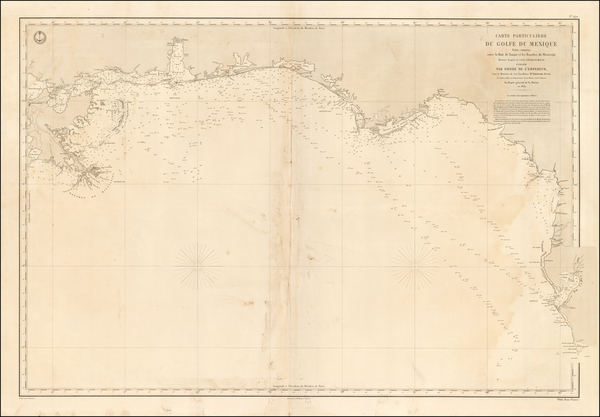 79-South and Southeast Map By Depot de la Marine