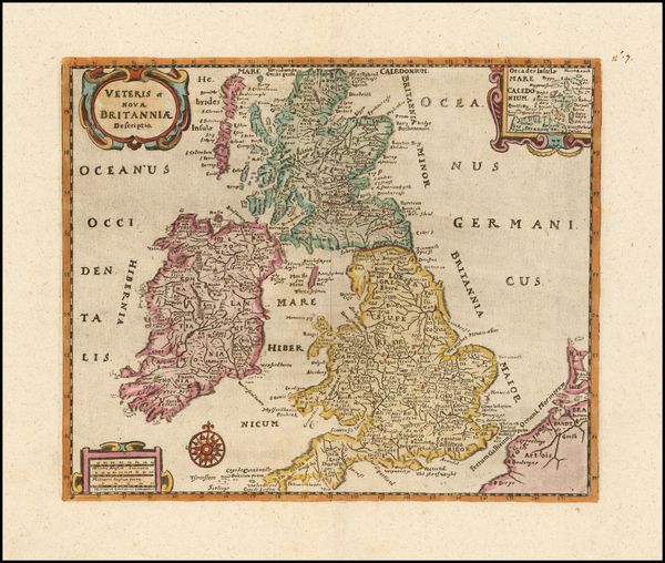 17-British Isles Map By Philipp Clüver