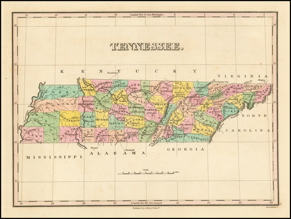 18-South and Tennessee Map By Anthony Finley